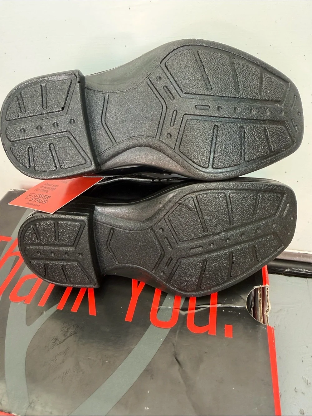 NEW Deer Stags Black Wise Slip-On Dress Shoes Loafers Toddler 6